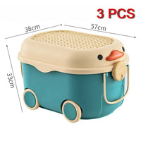 3PCS Blue L