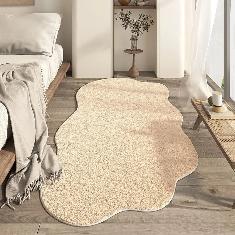 Irregular Living Room Area Carpets Soft Comfortable Bedroom Bedside Area Rugs Modern Home Decoration Aesthetics Ковер В Гостиной