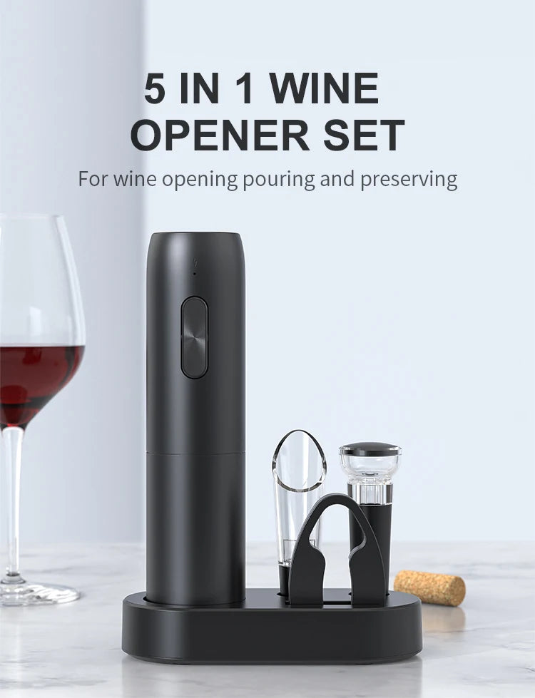 Automatic Wine Bottle Opener - Open Your Wine with Style and Zero Effort