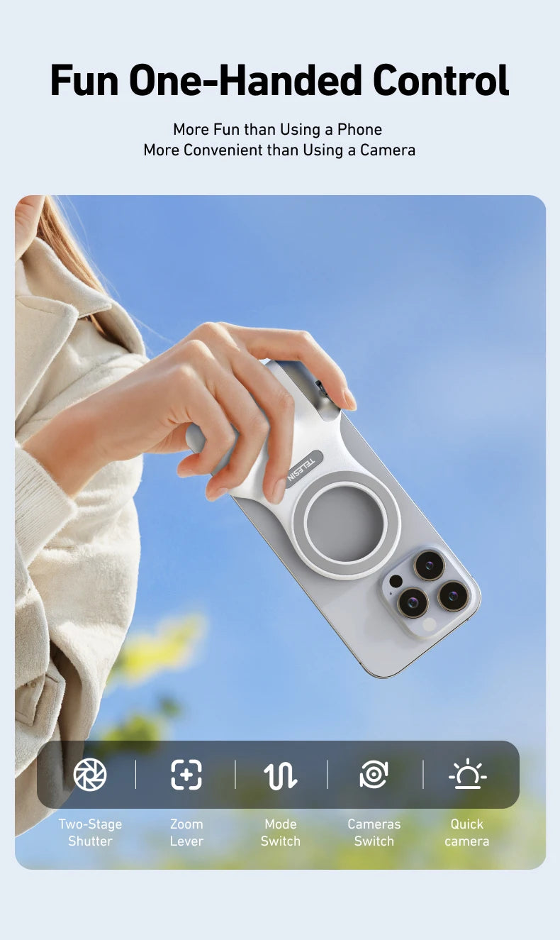 Your phone, your professional camera in the palm of your hand.