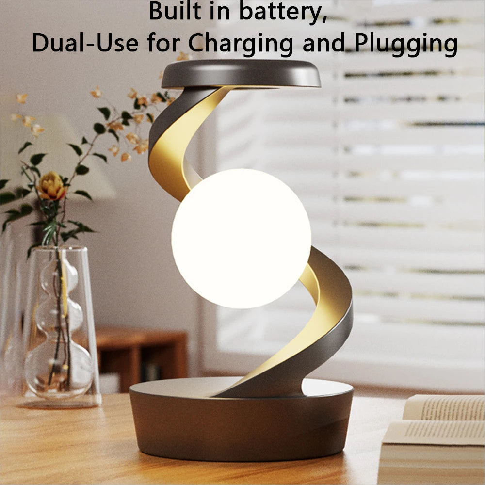 Rotating LED Desk Lamp with Floating Design -Lighting for Reading and Work