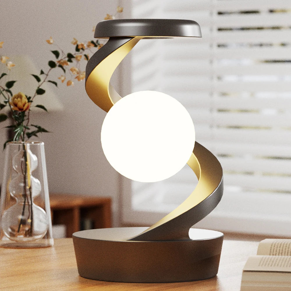 Rotating LED Desk Lamp with Floating Design -Lighting for Reading and Work