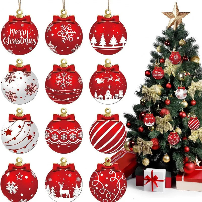 Christmas Ball  Hanging Pendant Decoration Christmas Tree Decorative Ball Family Christmas Party Decorations 2026 New Year Gifts