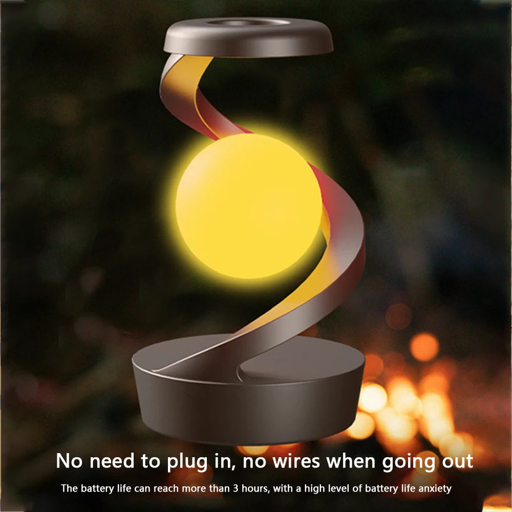Rotating LED Desk Lamp with Floating Design -Lighting for Reading and Work