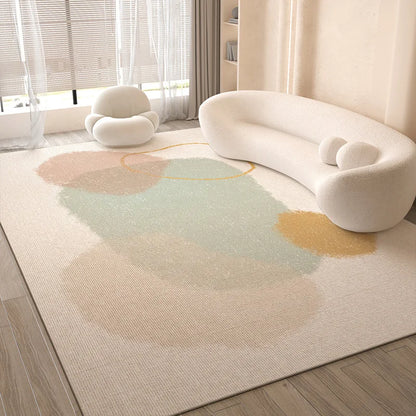 Cream-style carpet, living room sofa floor mat, French thickened bedroom carpet