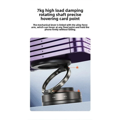 T30 Multi-Use Magnetic Phone Holder – MagSafe, Adjustable Suction Cup with Lock for Car, Mirror & Gym