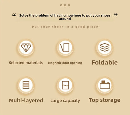 1-9Tier Foldable Dustproof Shoes Box HighTransparent Stackable Thickened  Bins with Lids Multi-layer Sneaker Shoe Organizer Boxe