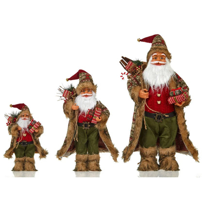 60cm Big Santa Claus Doll Christmas Doll New Year 2024 Gift Merry Christmas Decorations for Home Ornaments Natal Navidad 2023
