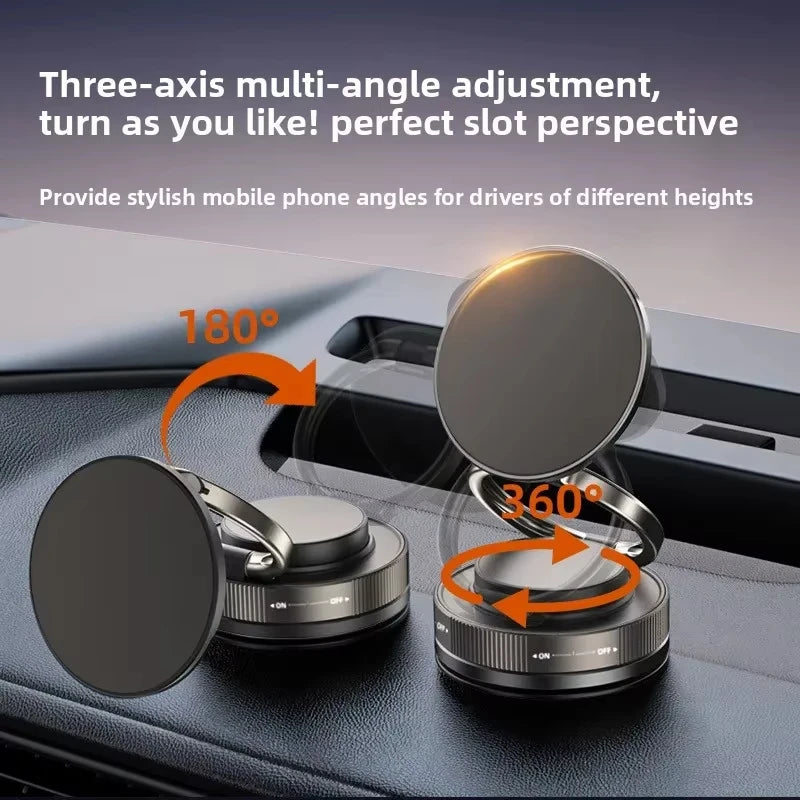 T30 Multi-Use Magnetic Phone Holder – MagSafe, Adjustable Suction Cup with Lock for Car, Mirror & Gym