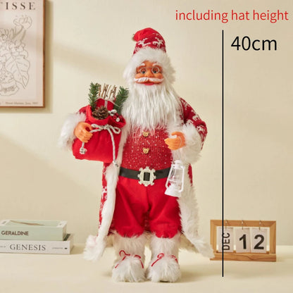 60cm Big Santa Claus Doll Christmas Doll New Year 2024 Gift Merry Christmas Decorations for Home Ornaments Natal Navidad 2023