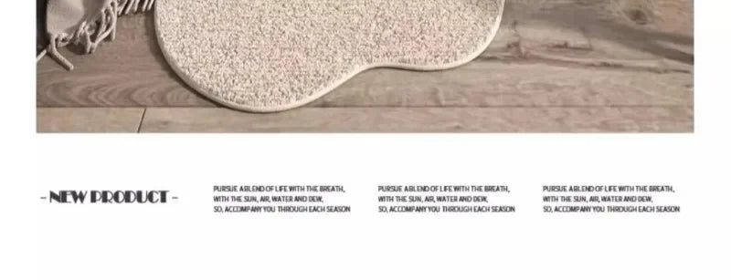 Irregular Living Room Area Carpets Soft Comfortable Bedroom Bedside Area Rugs Modern Home Decoration Aesthetics Ковер В Гостиной