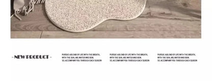 Irregular Living Room Area Carpets Soft Comfortable Bedroom Bedside Area Rugs Modern Home Decoration Aesthetics Ковер В Гостиной
