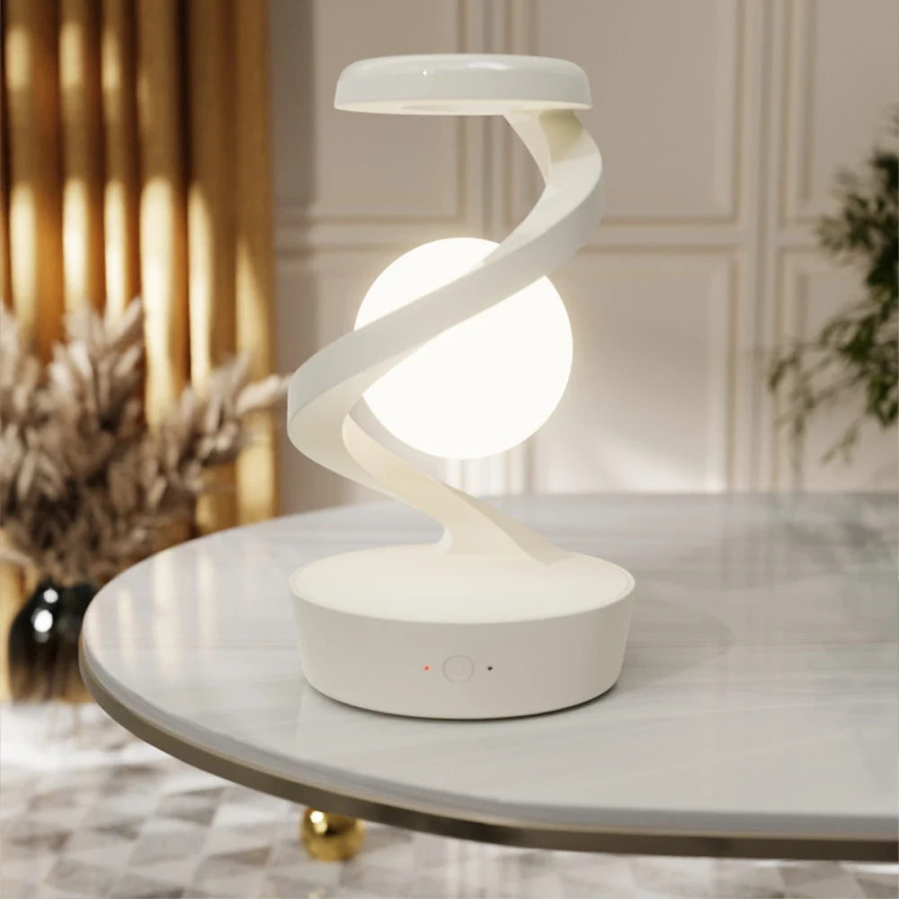 Rotating LED Desk Lamp with Floating Design -Lighting for Reading and Work