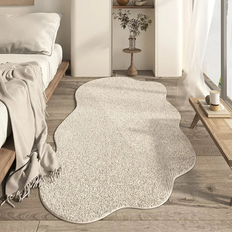 Irregular Living Room Area Carpets Soft Comfortable Bedroom Bedside Area Rugs Modern Home Decoration Aesthetics Ковер В Гостиной
