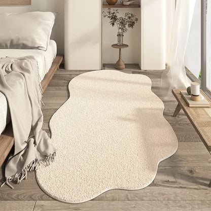 Irregular Living Room Area Carpets Soft Comfortable Bedroom Bedside Area Rugs Modern Home Decoration Aesthetics Ковер В Гостиной
