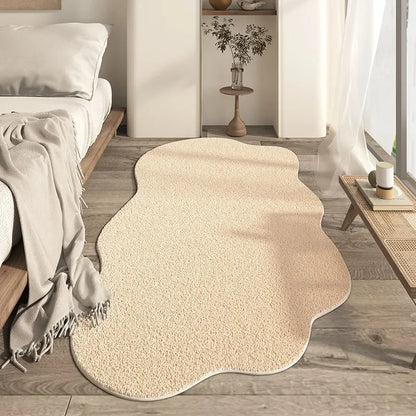 Irregular Living Room Area Carpets Soft Comfortable Bedroom Bedside Area Rugs Modern Home Decoration Aesthetics Ковер В Гостиной