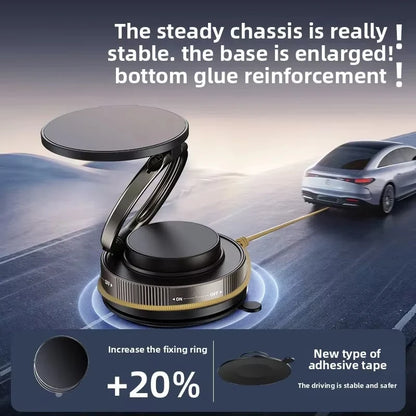 T30 Multi-Use Magnetic Phone Holder – MagSafe, Adjustable Suction Cup with Lock for Car, Mirror & Gym