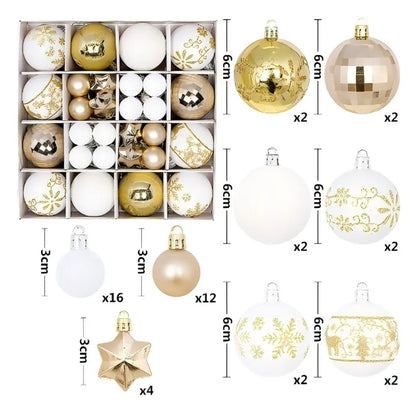 Christmas Ball  Hanging Pendant Decoration Christmas Tree Decorative Ball Family Christmas Party Decorations 2026 New Year Gifts