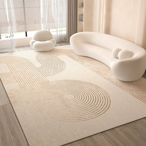Cream-style carpet, living room sofa floor mat, French thickened bedroom carpet