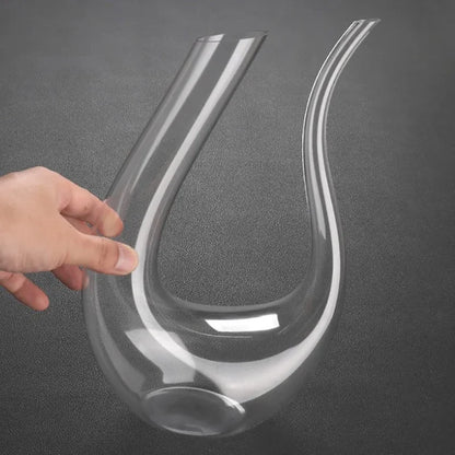 1500ML Big Decanter Handmade Crystal Red Wine Brandy Champagne Glasses Decanter Bottle Jug Pourer Aerator For Family Bar