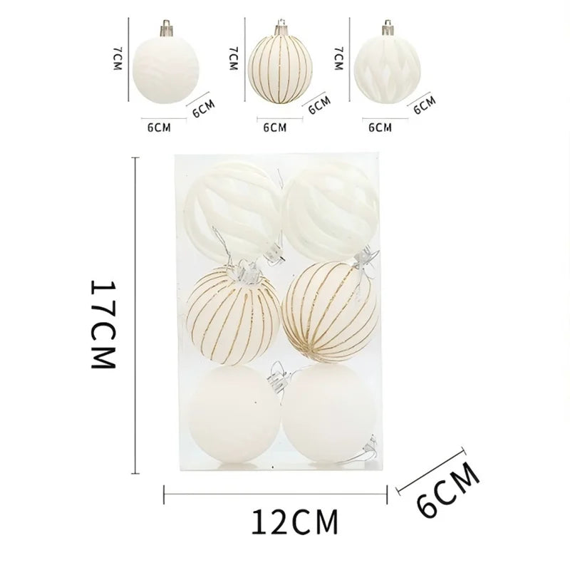 Christmas Ball  Hanging Pendant Decoration Christmas Tree Decorative Ball Family Christmas Party Decorations 2026 New Year Gifts