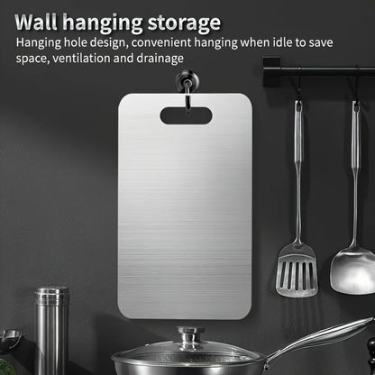 Premium 316 Stainless Steel Cutting Board – Double-Sided and Ultra-Durable