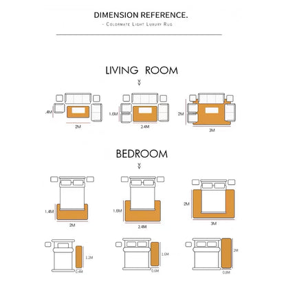 Light Luxury Living Room Decoration Carpet Irregular Shape Rugs for Bedroom Fluffy Soft Marble Plush Rug Thick Anti-slip Floor