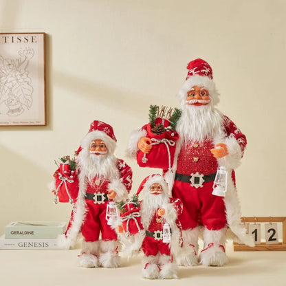 60cm Big Santa Claus Doll Christmas Doll New Year 2024 Gift Merry Christmas Decorations for Home Ornaments Natal Navidad 2023