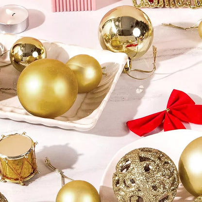 100pcs Christmas Decor Baubles Tree Xmas Balls Party Wedding Ornament Party Supplies Xmas Ornament Ball Xmas Baubles