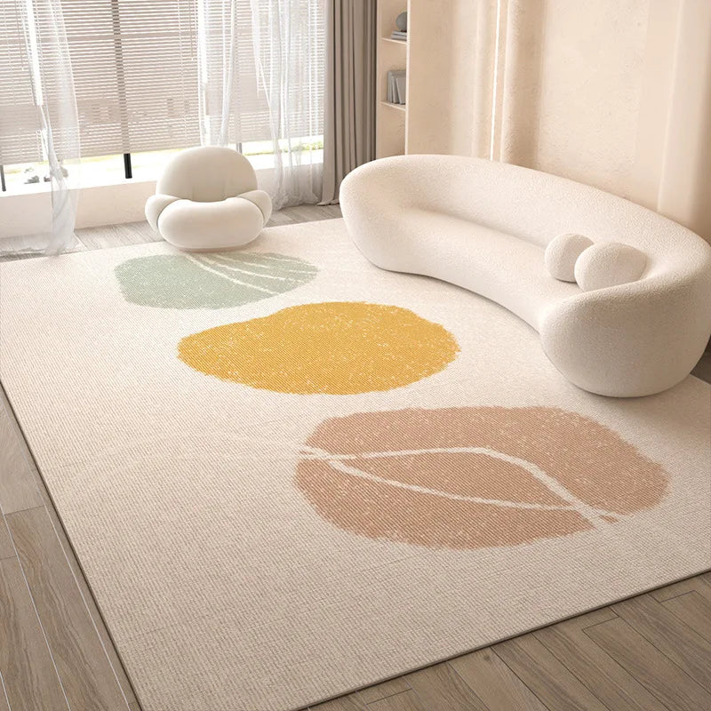 Cream-style carpet, living room sofa floor mat, French thickened bedroom carpet