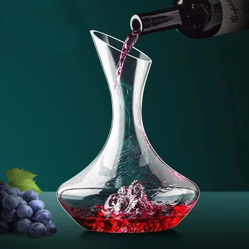 Unlock the Full Aroma and Flavour of Your Wine in Style - 2000ml Crystal Decanter