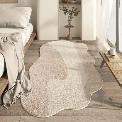 Irregular Living Room Area Carpets Soft Comfortable Bedroom Bedside Area Rugs Modern Home Decoration Aesthetics Ковер В Гостиной