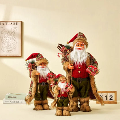 60cm Big Santa Claus Doll Christmas Doll New Year 2024 Gift Merry Christmas Decorations for Home Ornaments Natal Navidad 2023