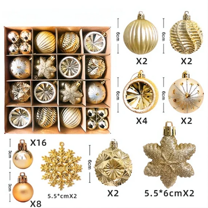 Christmas Ball  Hanging Pendant Decoration Christmas Tree Decorative Ball Family Christmas Party Decorations 2026 New Year Gifts