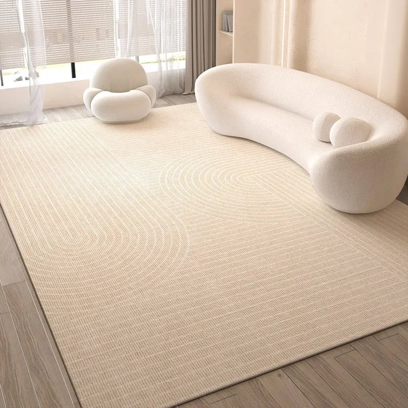 Cream-style carpet, living room sofa floor mat, French thickened bedroom carpet