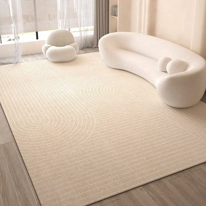 Cream-style carpet, living room sofa floor mat, French thickened bedroom carpet