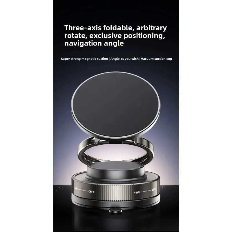 T30 Multi-Use Magnetic Phone Holder – MagSafe, Adjustable Suction Cup with Lock for Car, Mirror & Gym