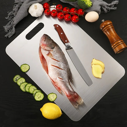 Premium 316 Stainless Steel Cutting Board – Double-Sided and Ultra-Durable
