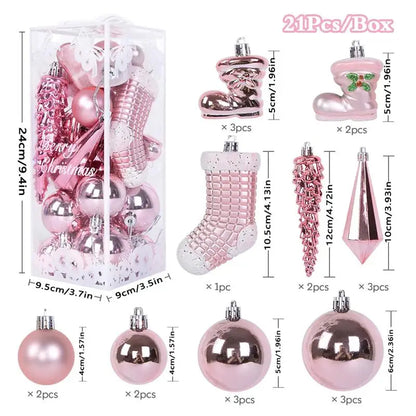 Christmas Ball  Hanging Pendant Decoration Christmas Tree Decorative Ball Family Christmas Party Decorations 2026 New Year Gifts