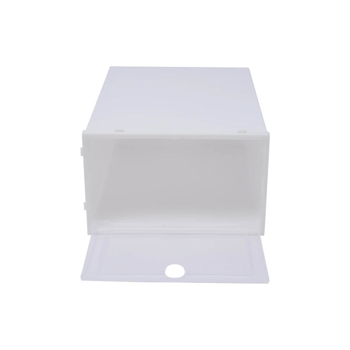 24Pcs Foldable  Shoe Storage Boxes Shoe Box Set Clear Plastic Shoe Rack ABS For Home Organizer Stackable Shoe Boxes