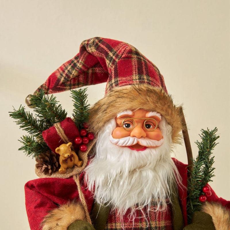 60cm Big Santa Claus Doll Christmas Doll New Year 2024 Gift Merry Christmas Decorations for Home Ornaments Natal Navidad 2023