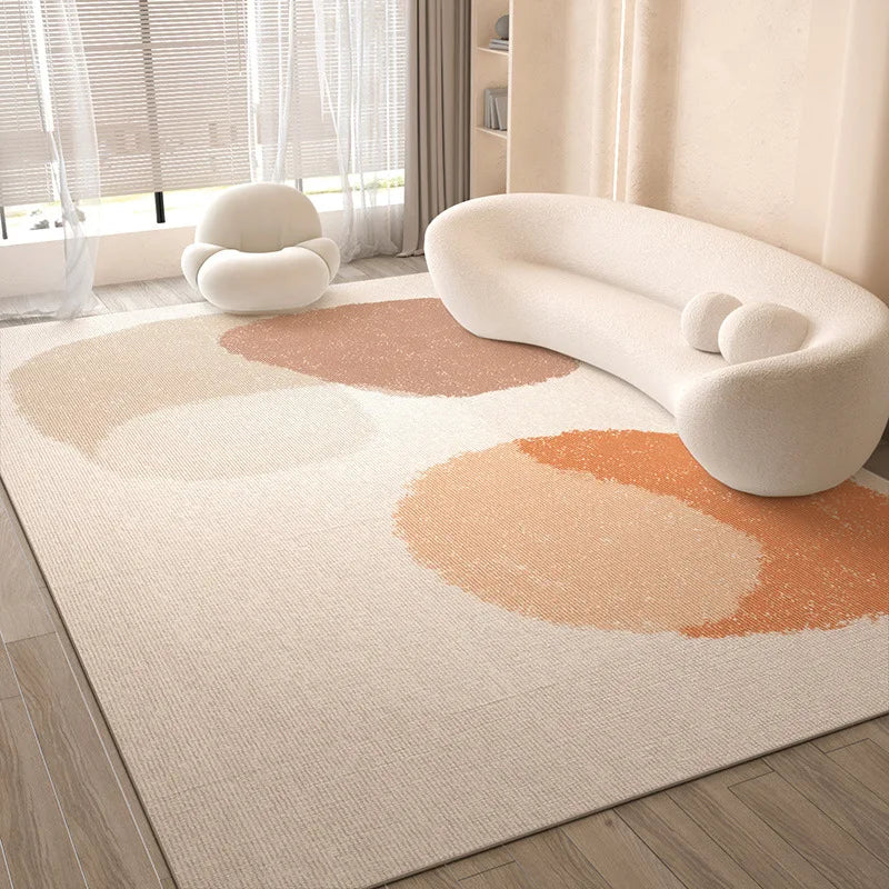Cream-style carpet, living room sofa floor mat, French thickened bedroom carpet