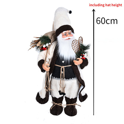60cm Big Santa Claus Doll Christmas Doll New Year 2024 Gift Merry Christmas Decorations for Home Ornaments Natal Navidad 2023