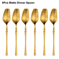 6 Matte DinnerSpoon